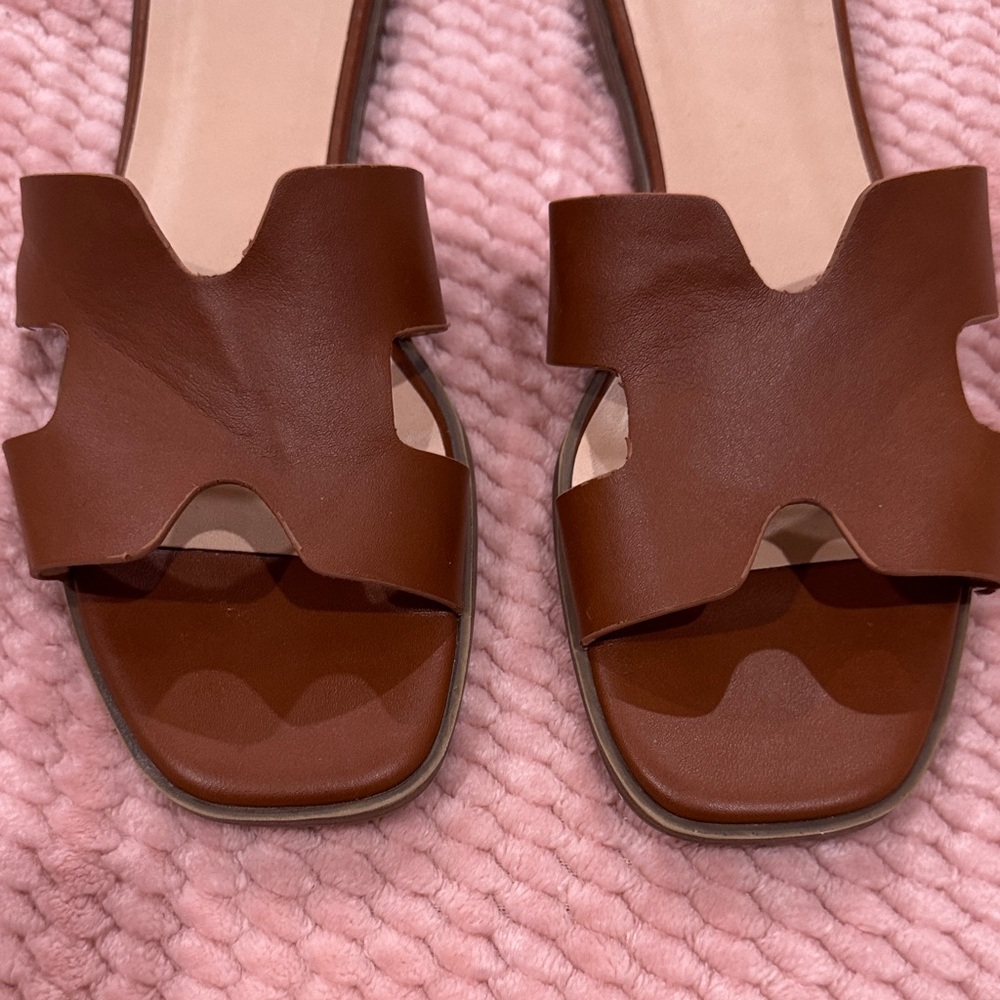 a new day Brown Slide Sandals - Picture 4 of 7